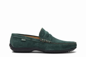 Paraboot Cabrio Halbschuhe Herren Grün | YIK512ZS