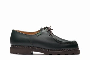 Paraboot Michael Derby Schuhe Herren Grün | ZAR4277ID