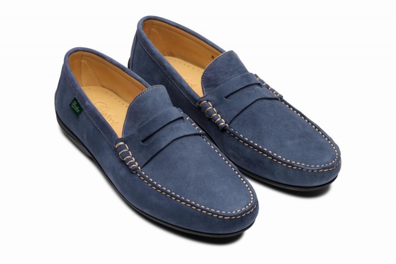 Paraboot Cabrio Halbschuhe Herren Blau | UCQ8040PW