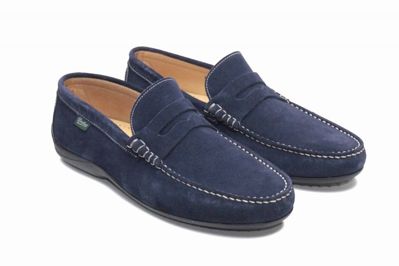 Paraboot Cabrio Halbschuhe Herren Blau | AUE1074FM