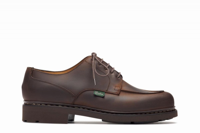 Paraboot Chambord Derby Schuhe Herren Dunkelbraun | ZFF137LQ