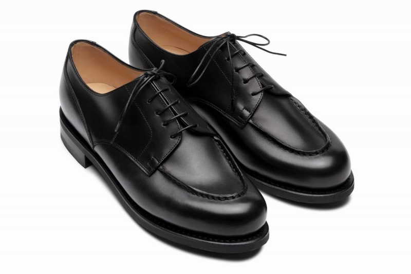 Paraboot Chambord Derby Schuhe Herren Schwarz | VII7795UE