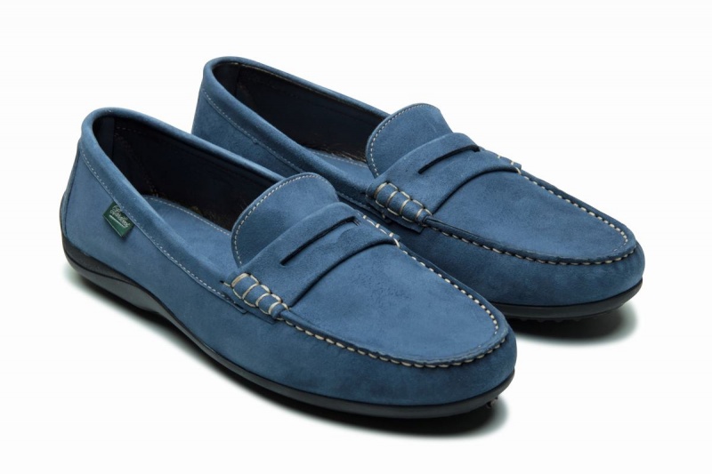 Paraboot Corvette Halbschuhe Damen Blau | VUO1021XE