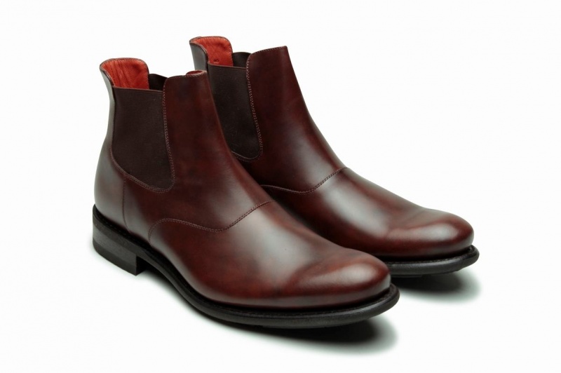 Paraboot Loven Stiefeletten Herren Rot Schwarz | LBS7817OL