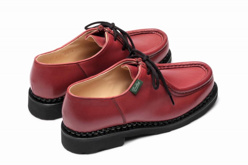 Paraboot Michael Derby Schuhe Damen Rot | QYU2531RG