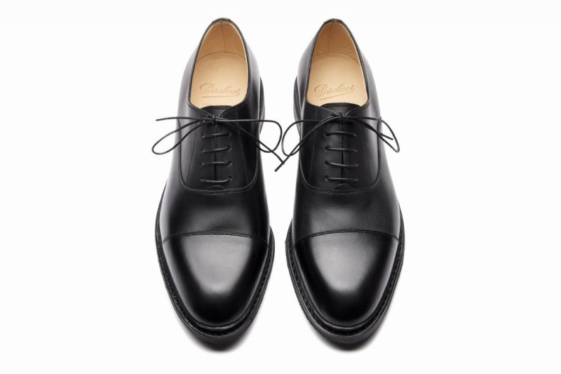 Paraboot Montaigne Oxfords Schuhe Herren Schwarz | QQY4968QV