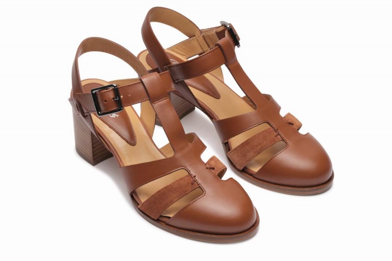 Paraboot Ponza Sandalen Damen Braun | YFE6468SO