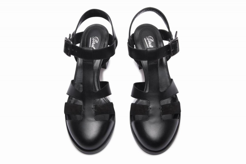 Paraboot Ponza Sandalen Damen Schwarz | RWI4212TK